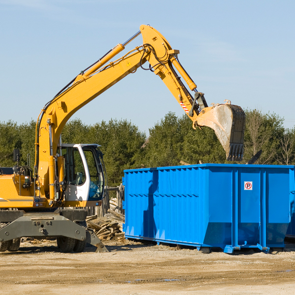 can i choose the location where the residential dumpster will be placed in Hamilton New York